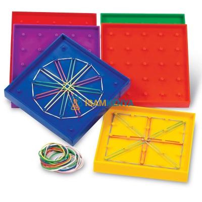 5 Assorted Geoboards