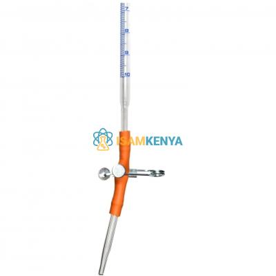 Burette with Pinch Clip