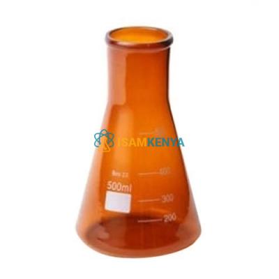 Conical Flask Amber