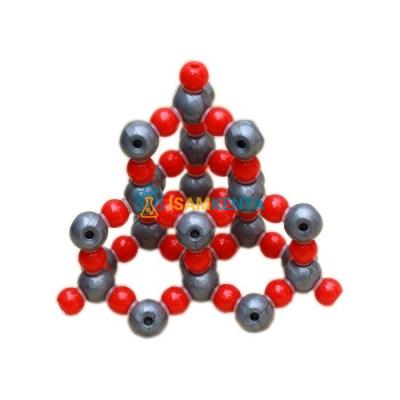 Cu Copper Molecular Structure Model