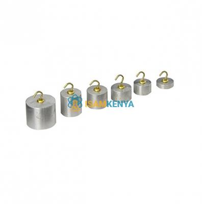 Hooked Weight Set Of 6, Aluminum