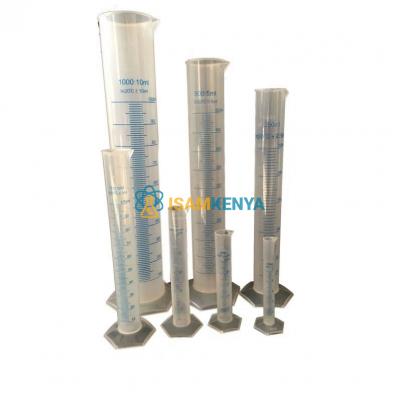 Laboratory Plastic Blue Graduated Cylinder