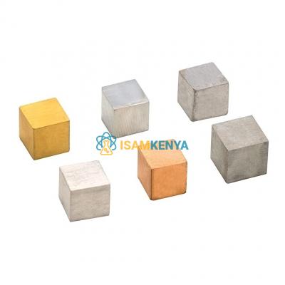 Metal Density Cubes Set of 6