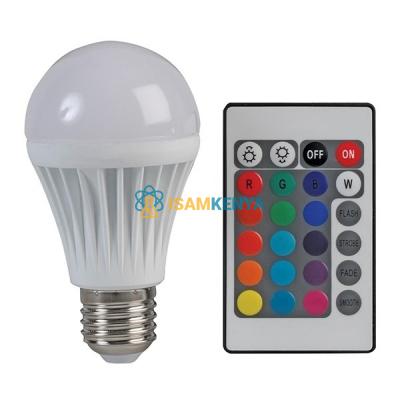 Multicoloured LED bulb