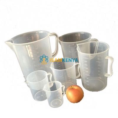 Plastic Measuring Beakers With Handle