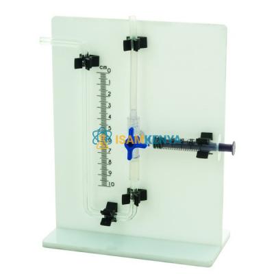 Potometer Apparatus on White Stand