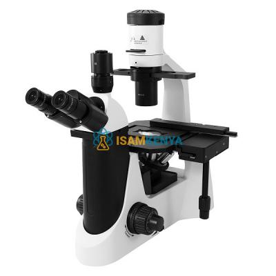 Trinocular Inverted Microscope with Plan Achromat Objectives