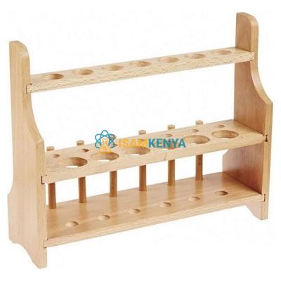 Wooden 2 Tier Test Tube Rack